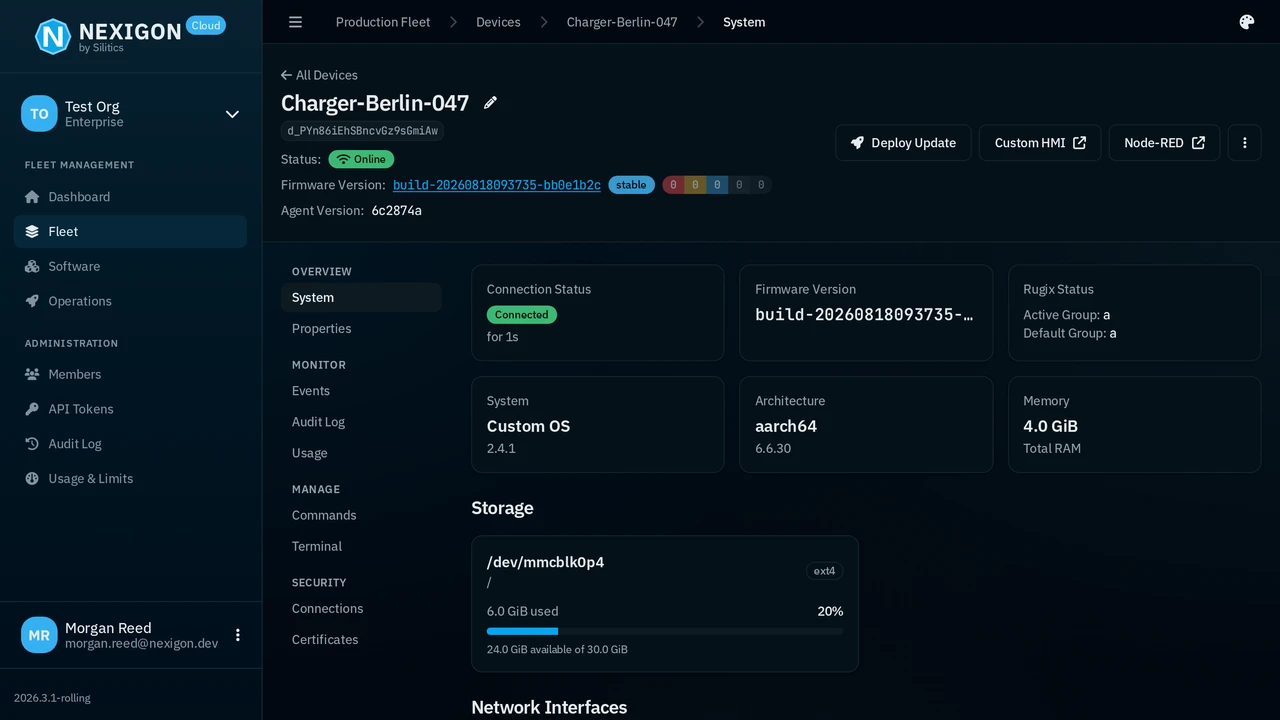 Nexigon Device Details